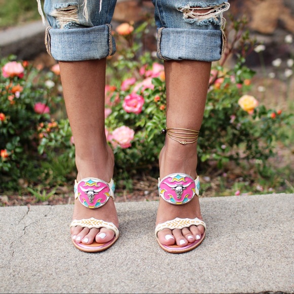 Giuseppe Zanotti Shoes - Giuseppe Zanotti Western Buckle Open Toe Heels